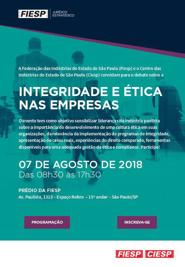 Evento: Integridade e Ética nas Empresas